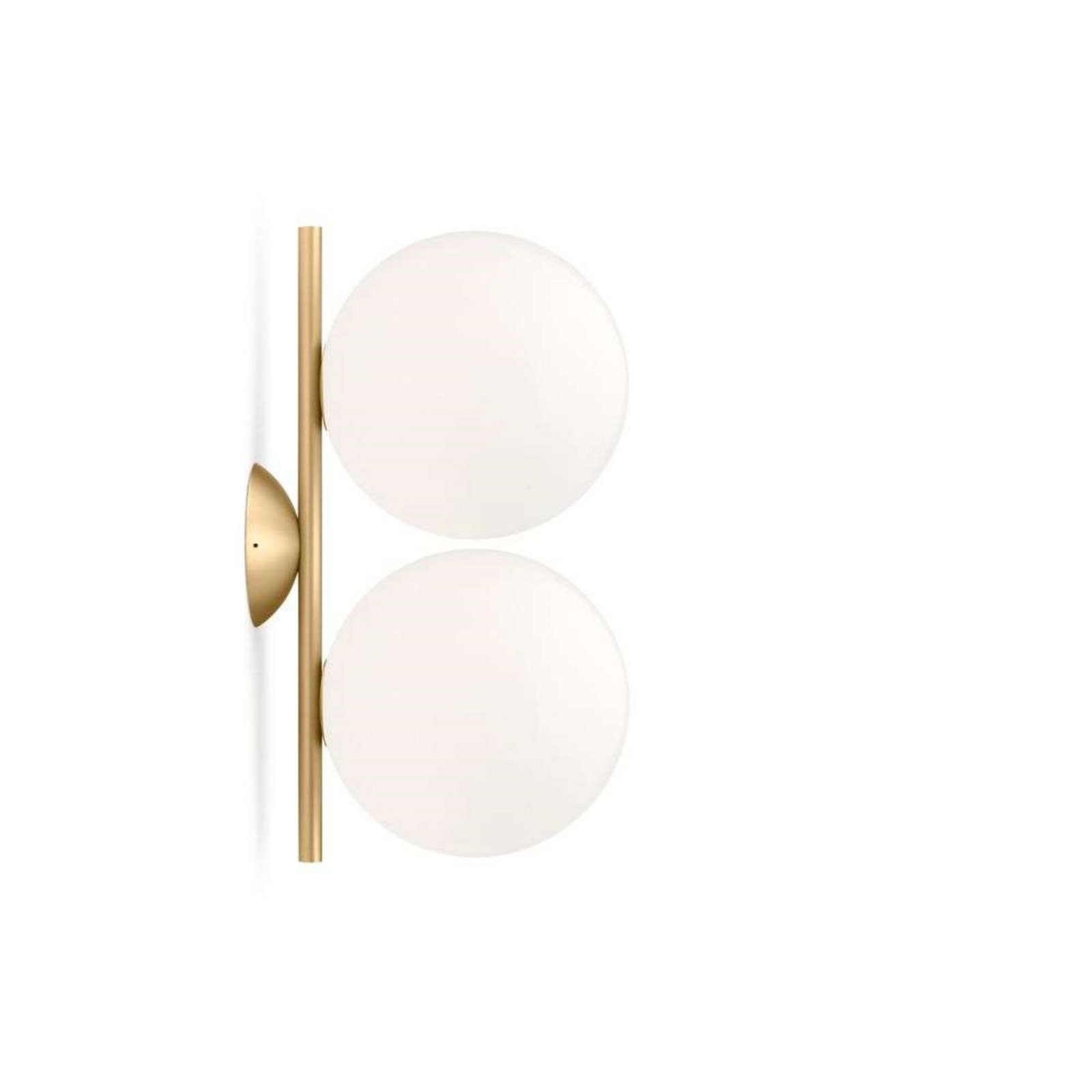 IC C/W1 Double Ceiling Lamp/Wall Lamp Brass - Flos