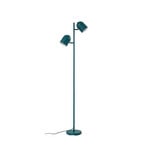 Isara vloerlamp, groen, 165 cm, 2-lamps, metaal, E27 - Lindby