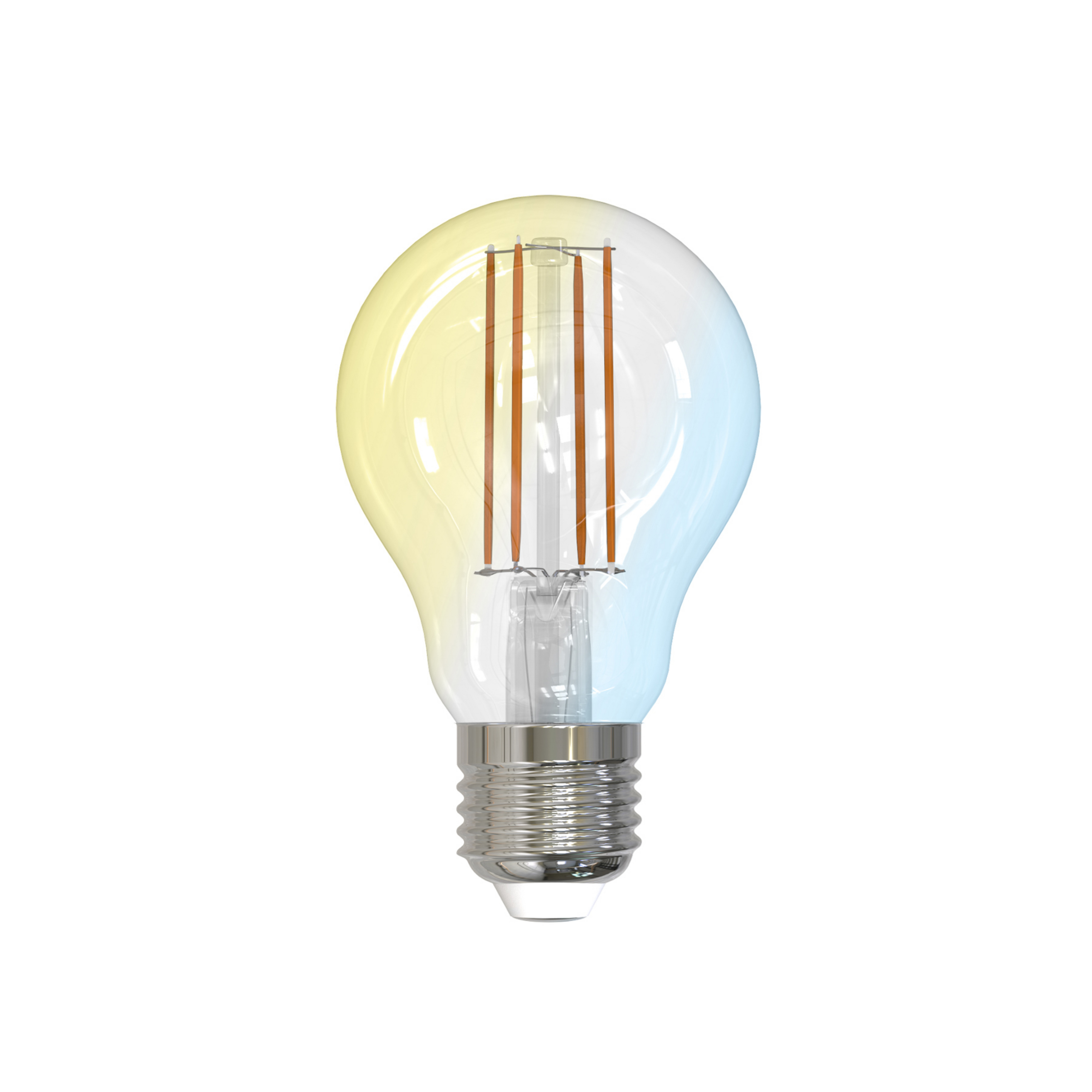 LUUMR išmanioji LED lemputė skaidri E27 A60 7W Tuya WLAN CCT