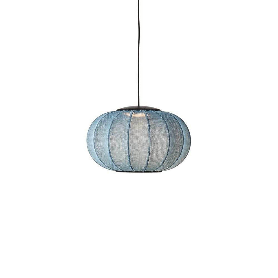 Made By Hand Knit-Wit 45 Oval LED Taklampa Blue Stone, blå från Made By Hand