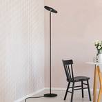 LED floor lamp Bever, black, metal, CCT, dimmable, 180 cm