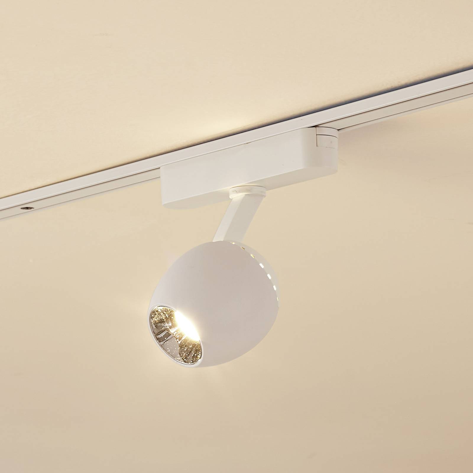 Lindby spot LED 48 V Lumaro blanc Ø 6,2 cm plastique