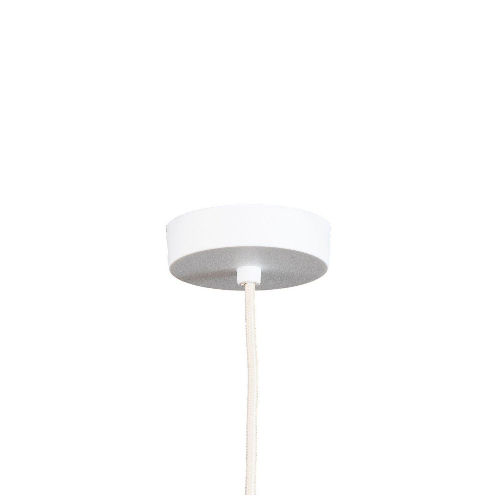 Boho Auris pendant light, beige, Ø 40 cm, textile