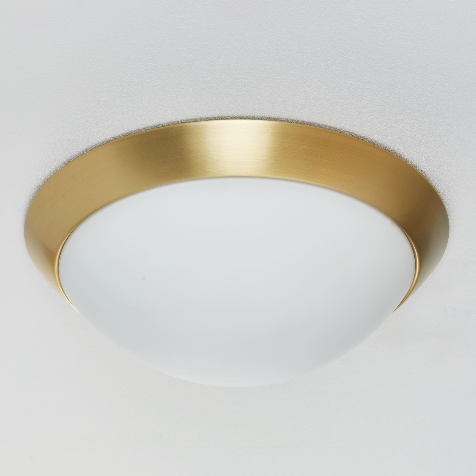 Katrin ceiling light, IP44, brass