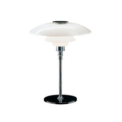PH 4½-3½ Tischleuchte High Lustre Chrome Plated - Louis Poulsen