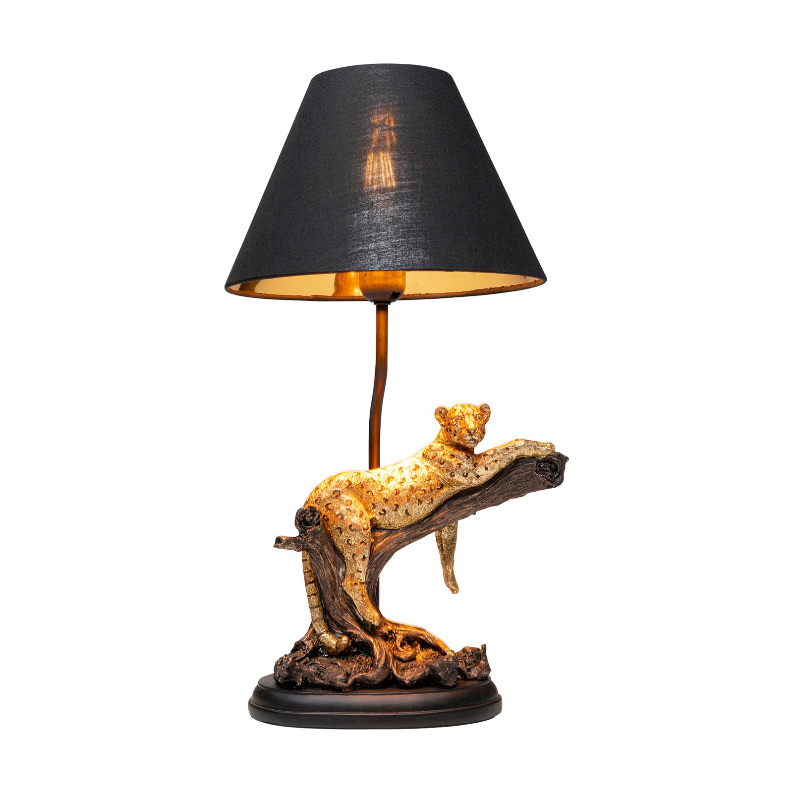KARE Relax Leopard table lamp