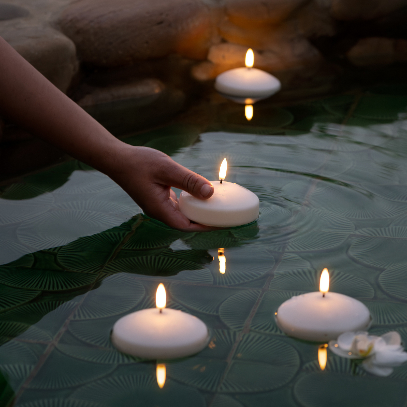 FLOATING Utomhus LED-flytande ljus, vitt - Uyuni Lighting