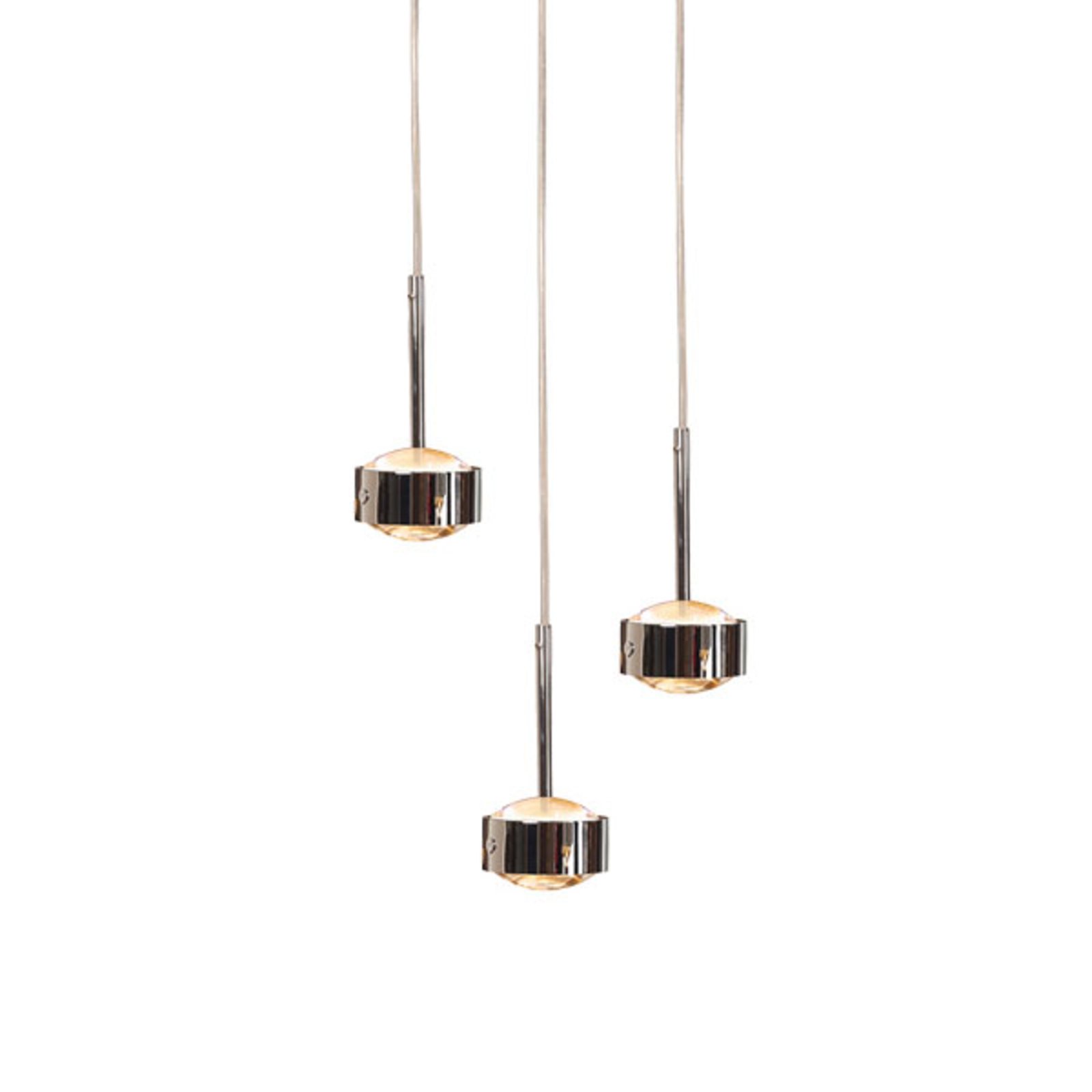 LED pendant light Puk Drop Trio