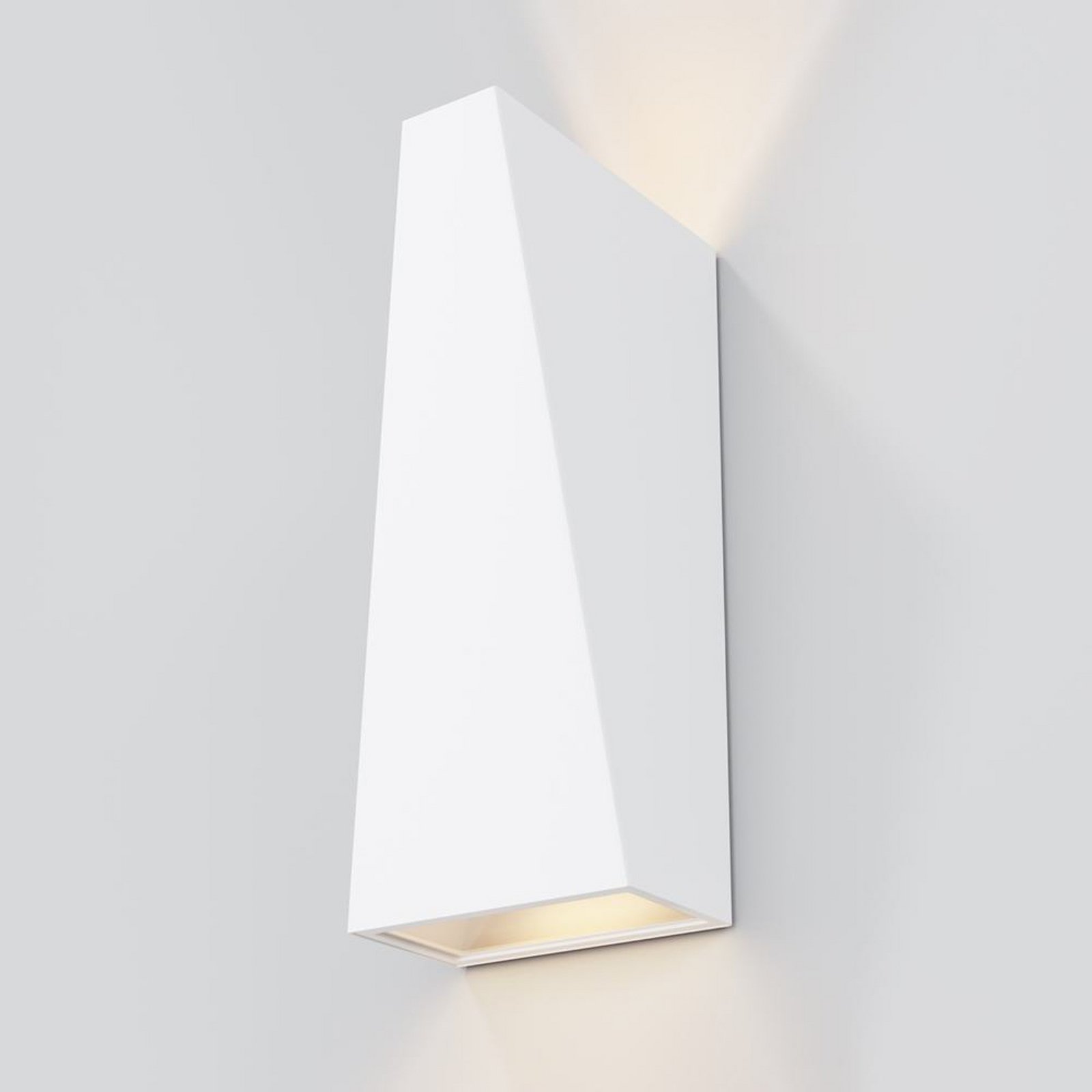 Times Square LED outdoor wall lamp white