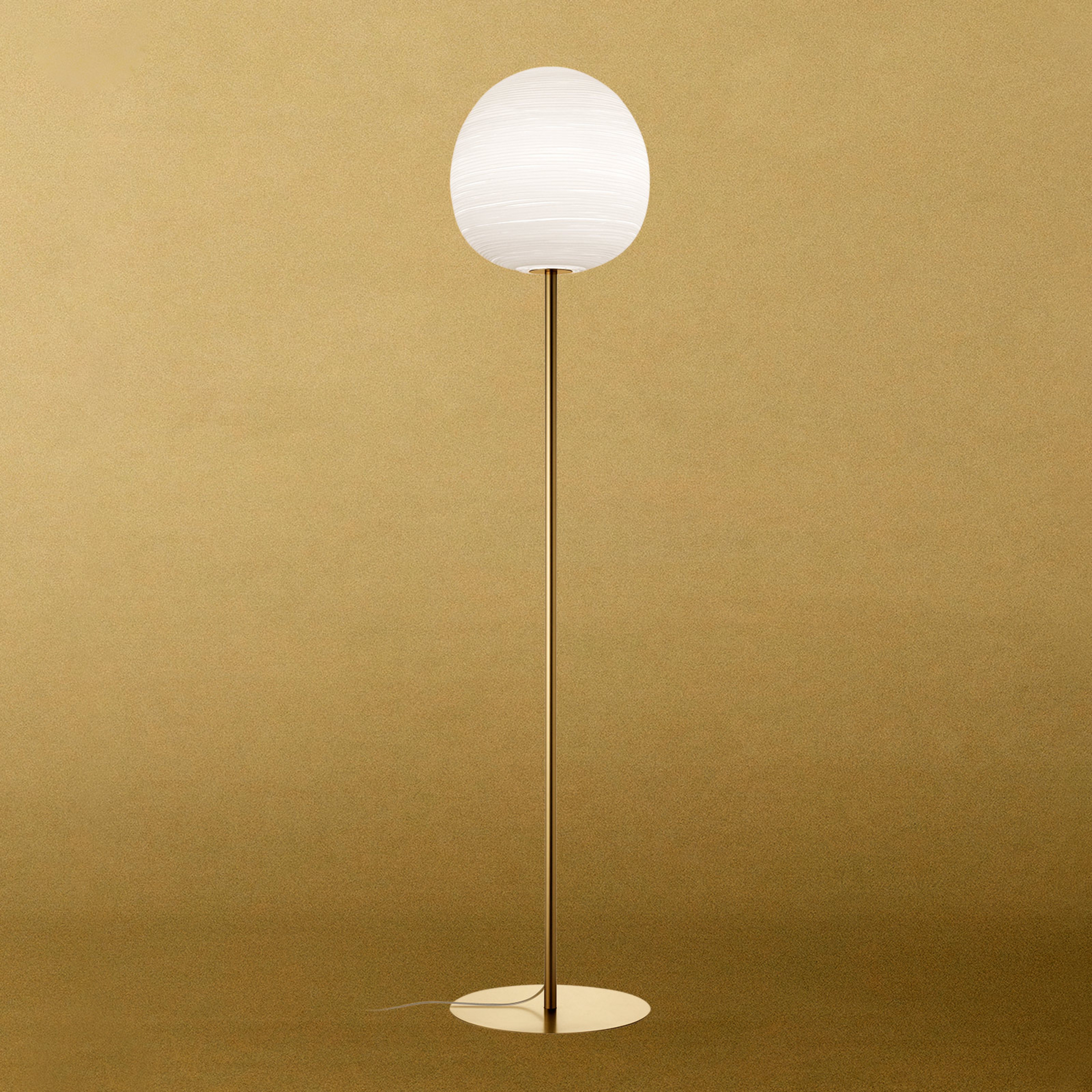 Foscarini Rituals XL Stehleuchte, dimmbar, gold