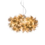 Candeeiro suspenso Slamp Clizia Mama Non Mama, Ø53cm, dourado/claro