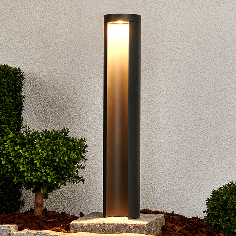 Grafietgrijze LED-tuinpadverlichting Sofian