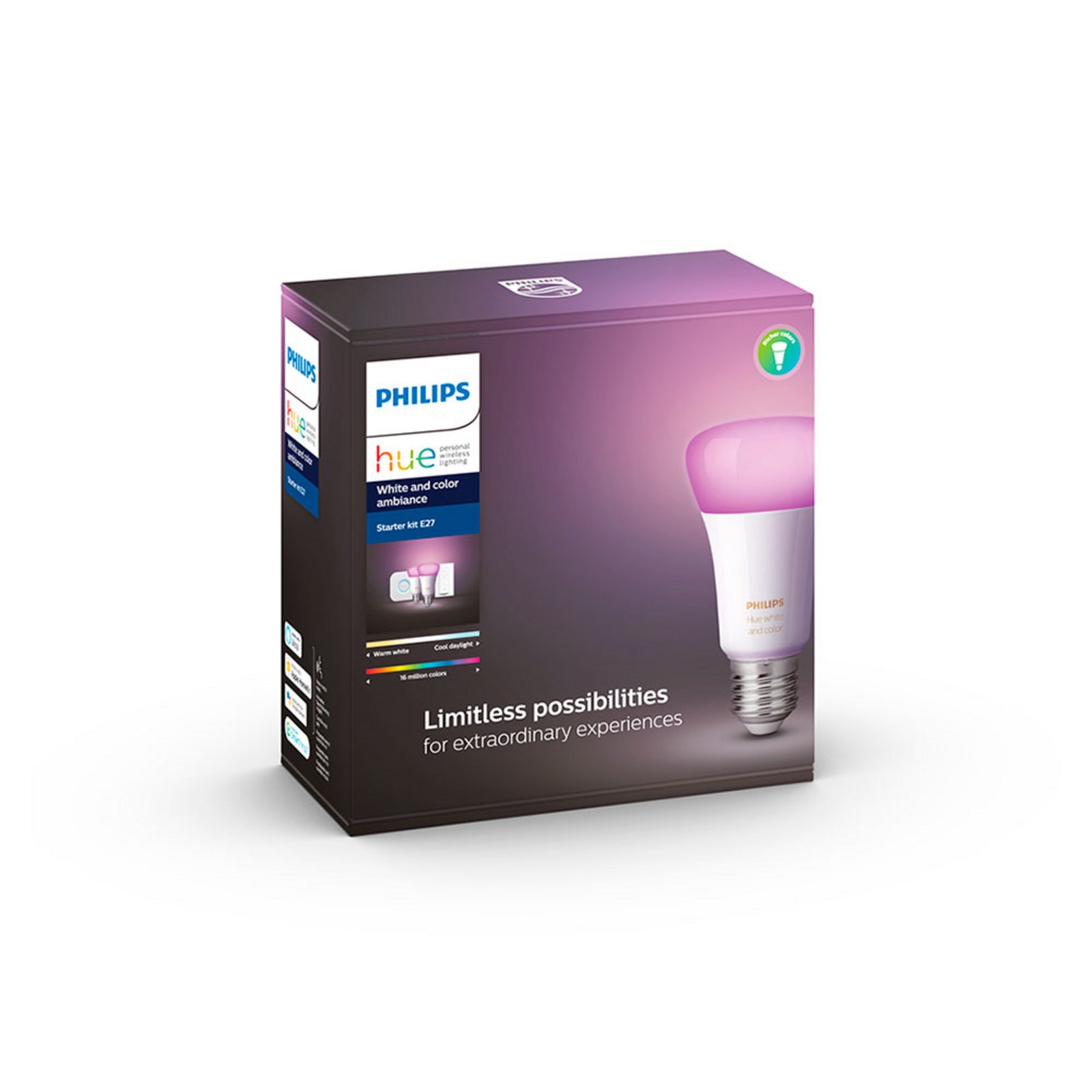 Philips Hue White/Color Amb. Starter Kit 2 Bluetooth E27 - Philips Hue