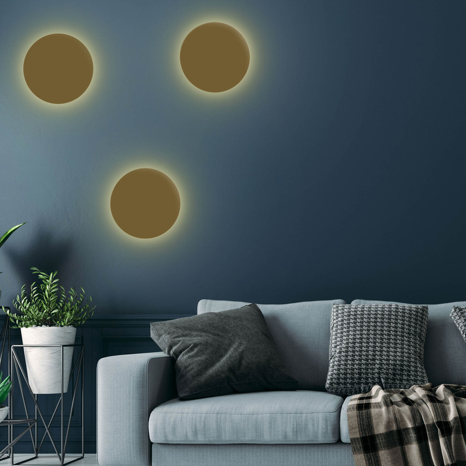 Lunia New wall light, gold