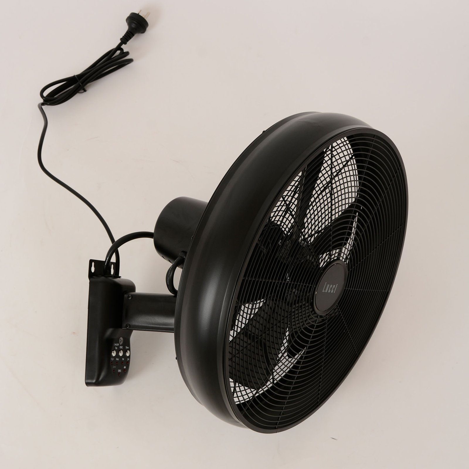 Nástěnný ventilátor Beacon Breeze bronzová barva/černá 41 cm tichý