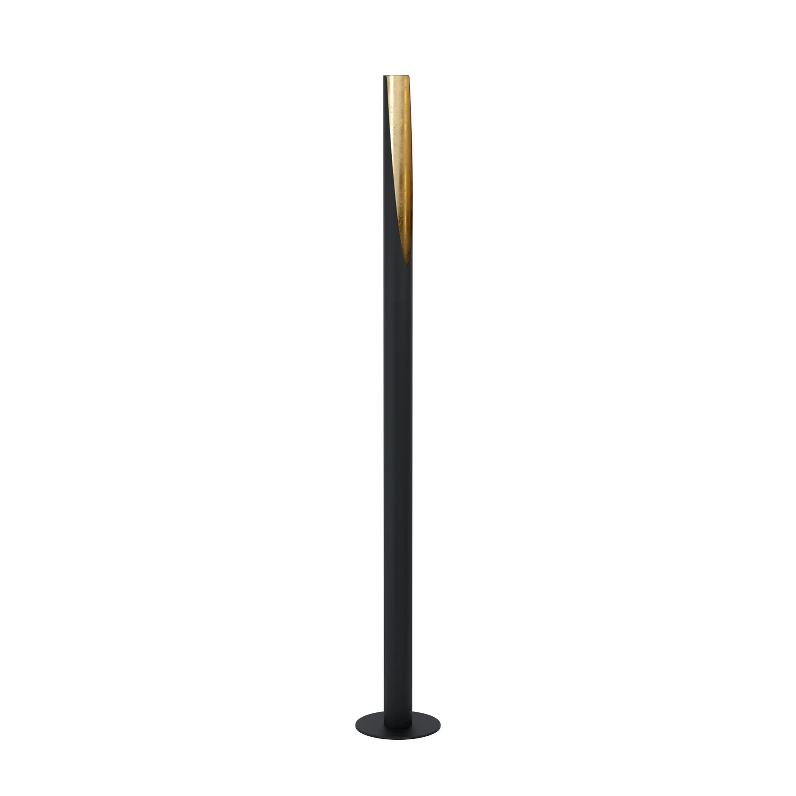 Barbotto LED podna lampa u crno/zlatnoj boji