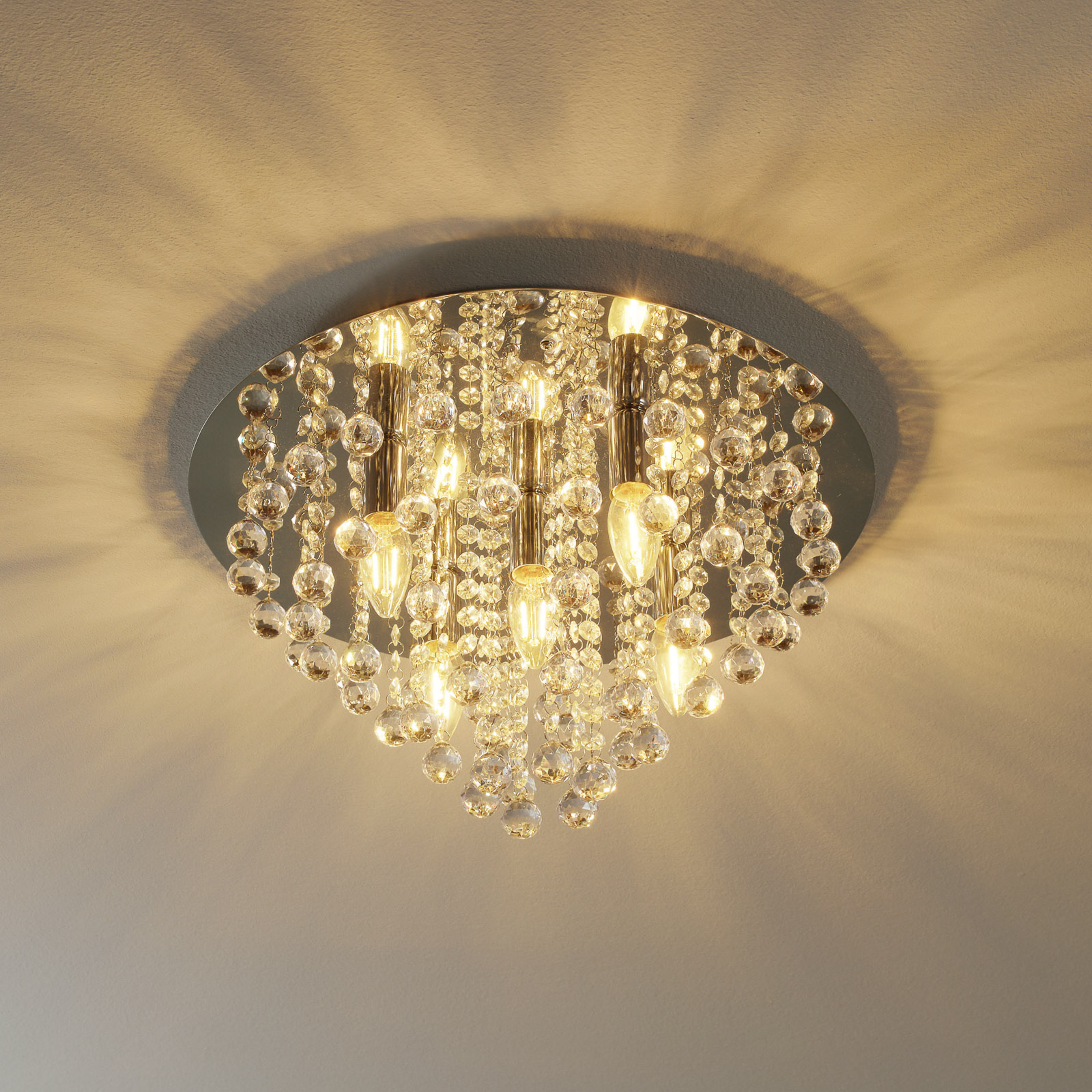 Londen blank loftlampe, 5 lyskilder