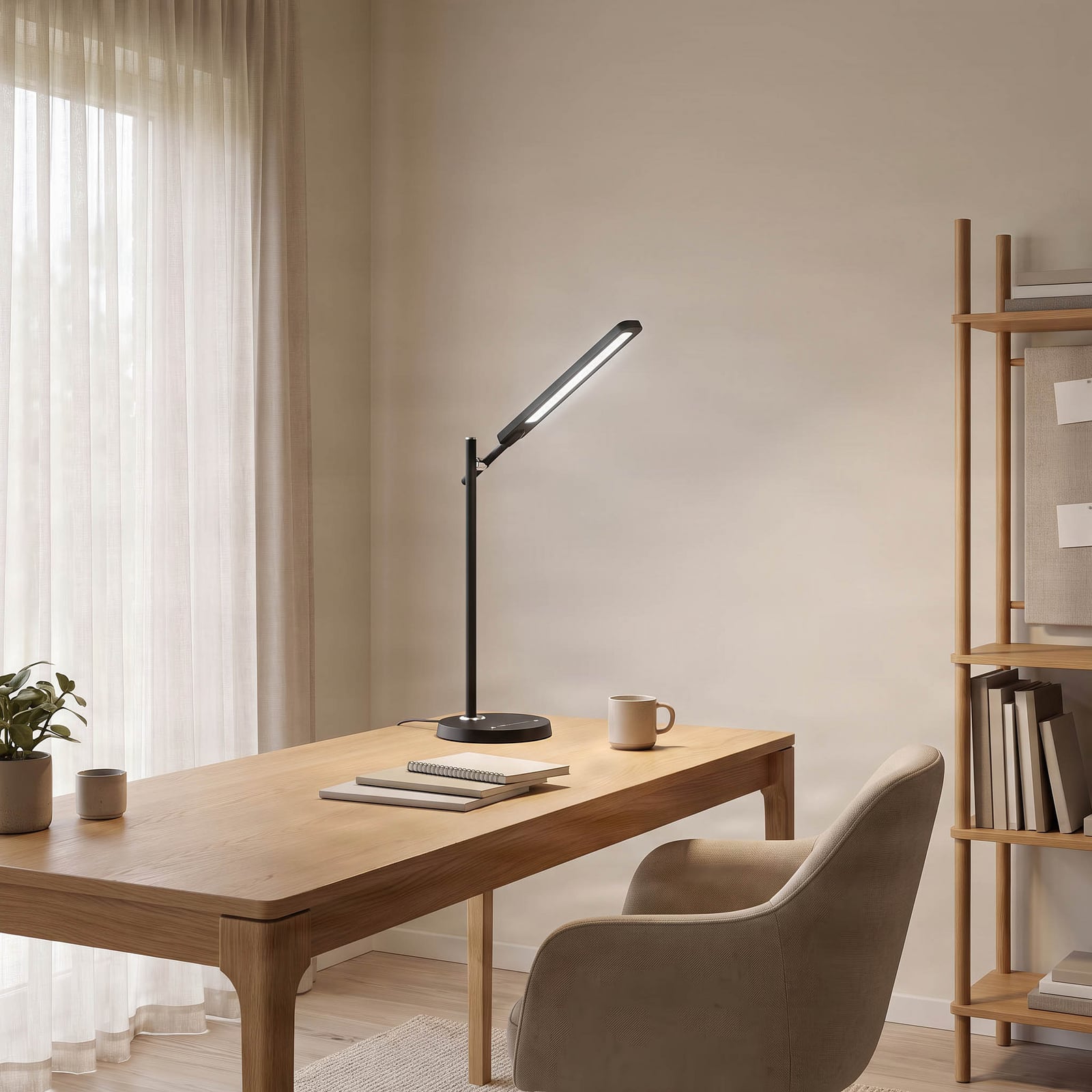 Valtorin LED Lampada da Tavolo Black - Lindby