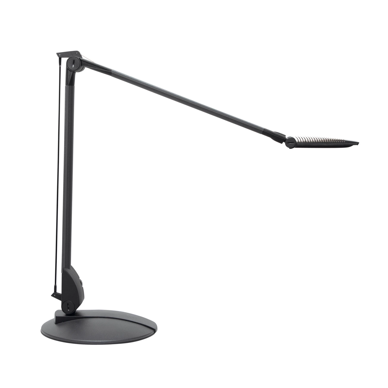 Lampe de bureau LED MAULoptimus anthracite pied à intensité variable CCT