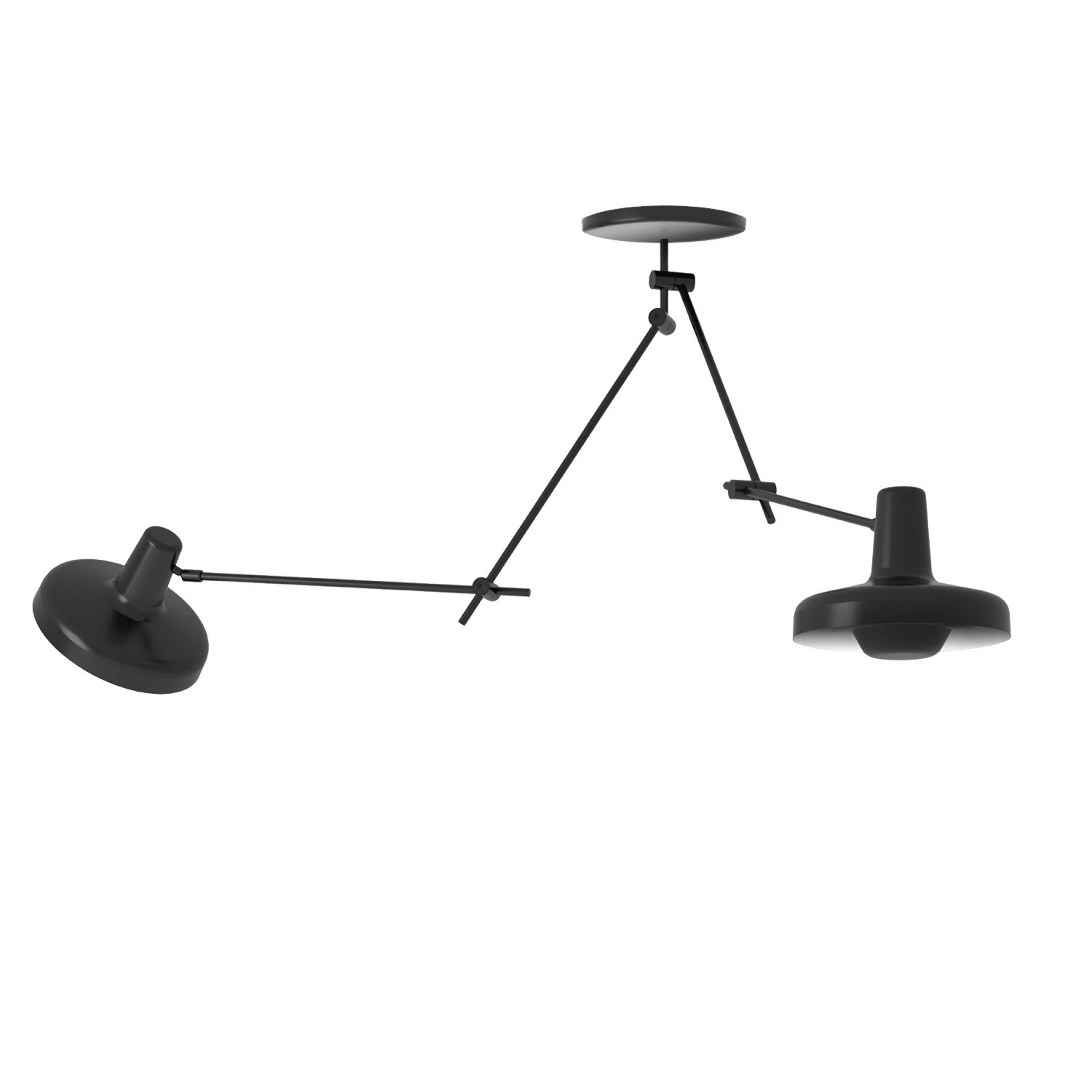 Arigato Loftlampe Dobbelt Sort - Grupa
