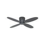 Smart ceiling fan Eco Plano II, Ø 112 cm, grey, DC