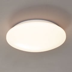 Stropní svítidlo Pollux LED, Ø 27 cm, plast, detektor pohybu