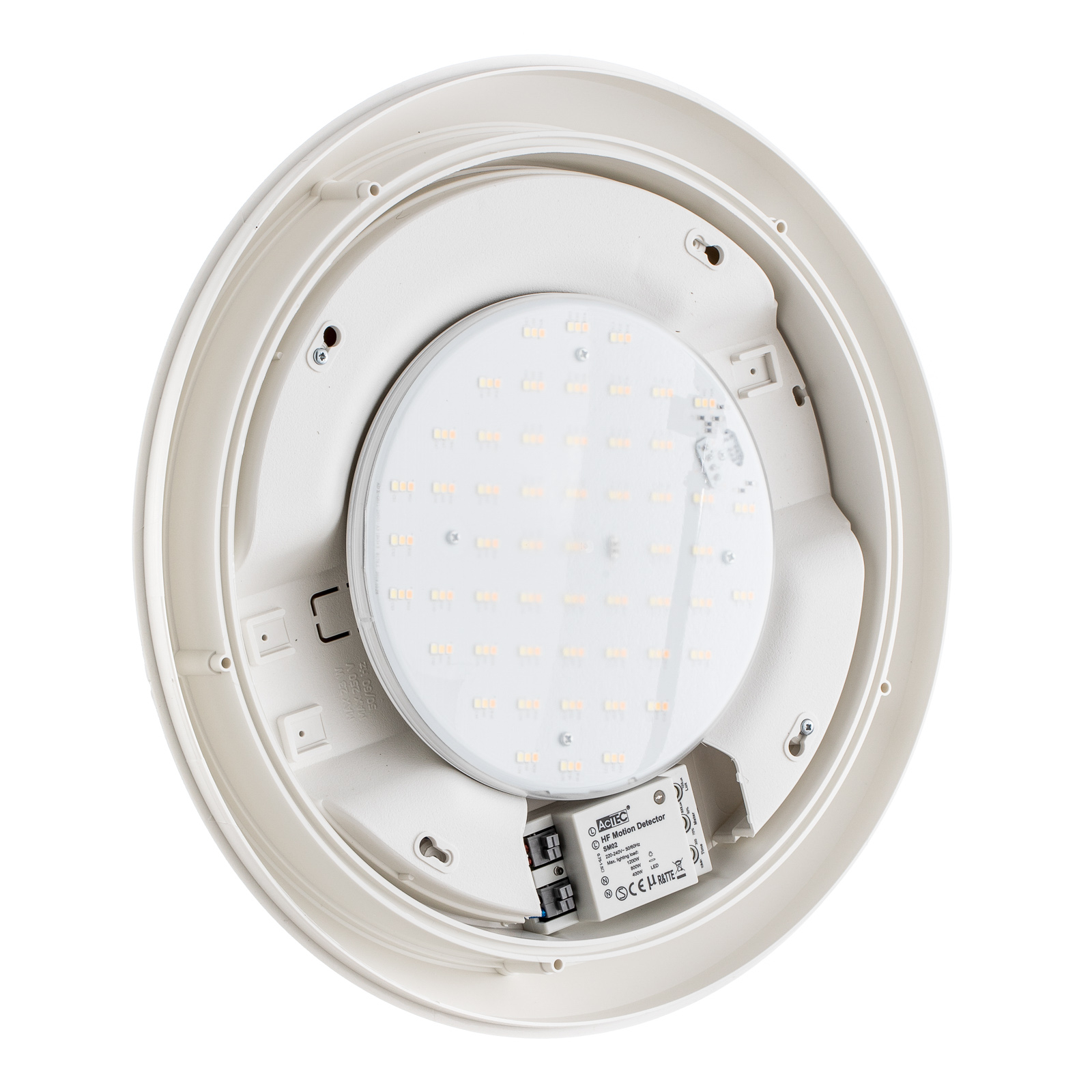 Plafonnier LED à capteur Umberta blanc, CCT