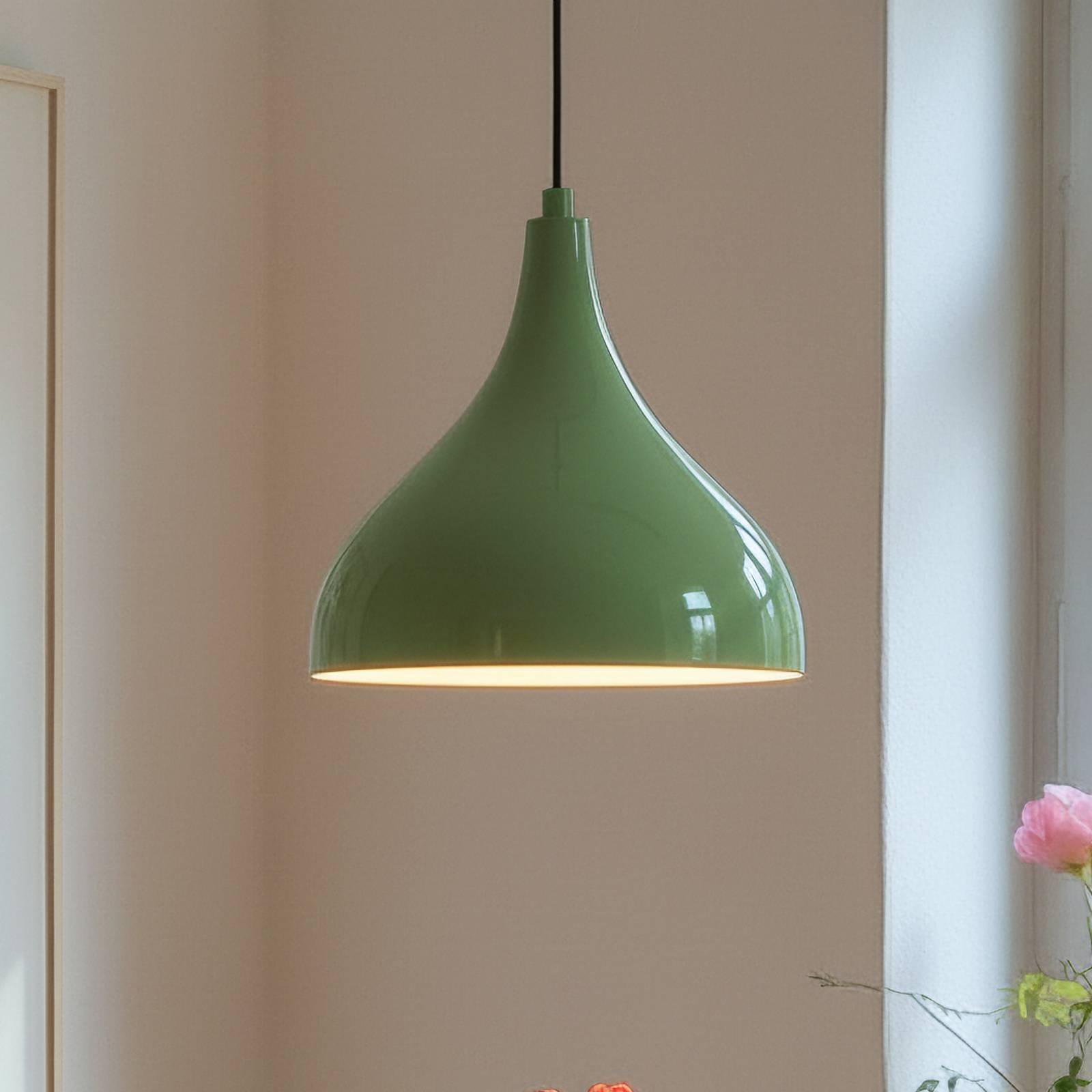 Hängeleuchte Adash, mintgrün, Metall, Ø 26 cm, E27 günstig online kaufen