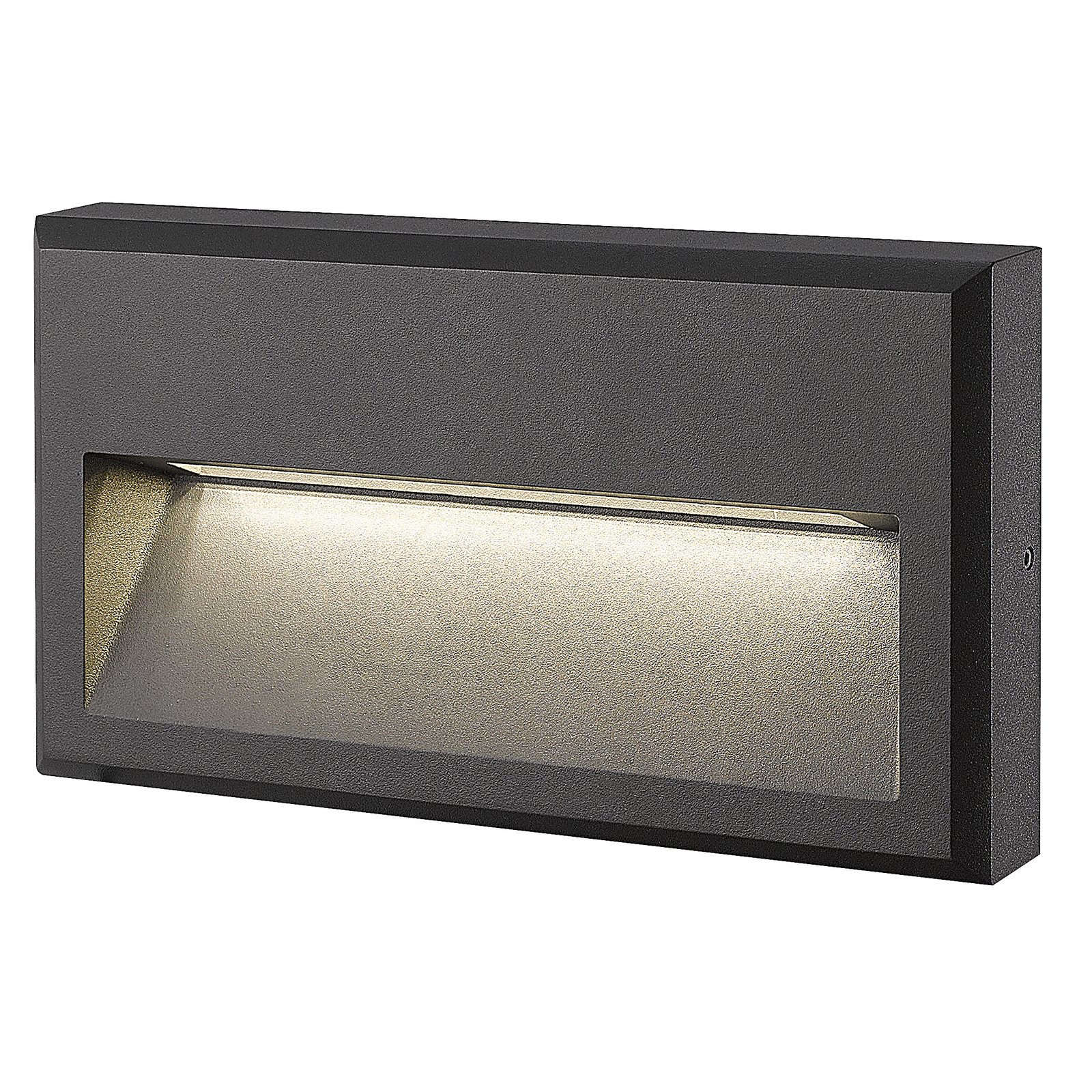 Weno LED Draußen Wandleuchte Schwarz - Lucande