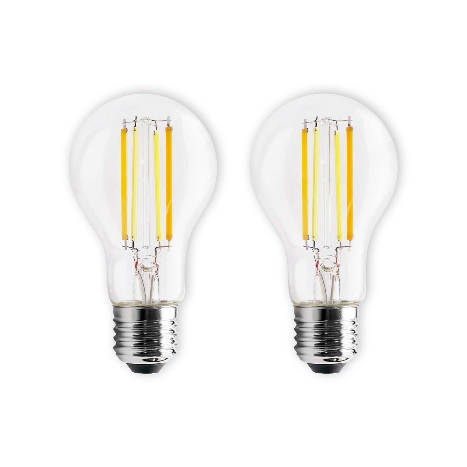 LED lamp E27 7W filament dimbaar CCT Tuya 2/set