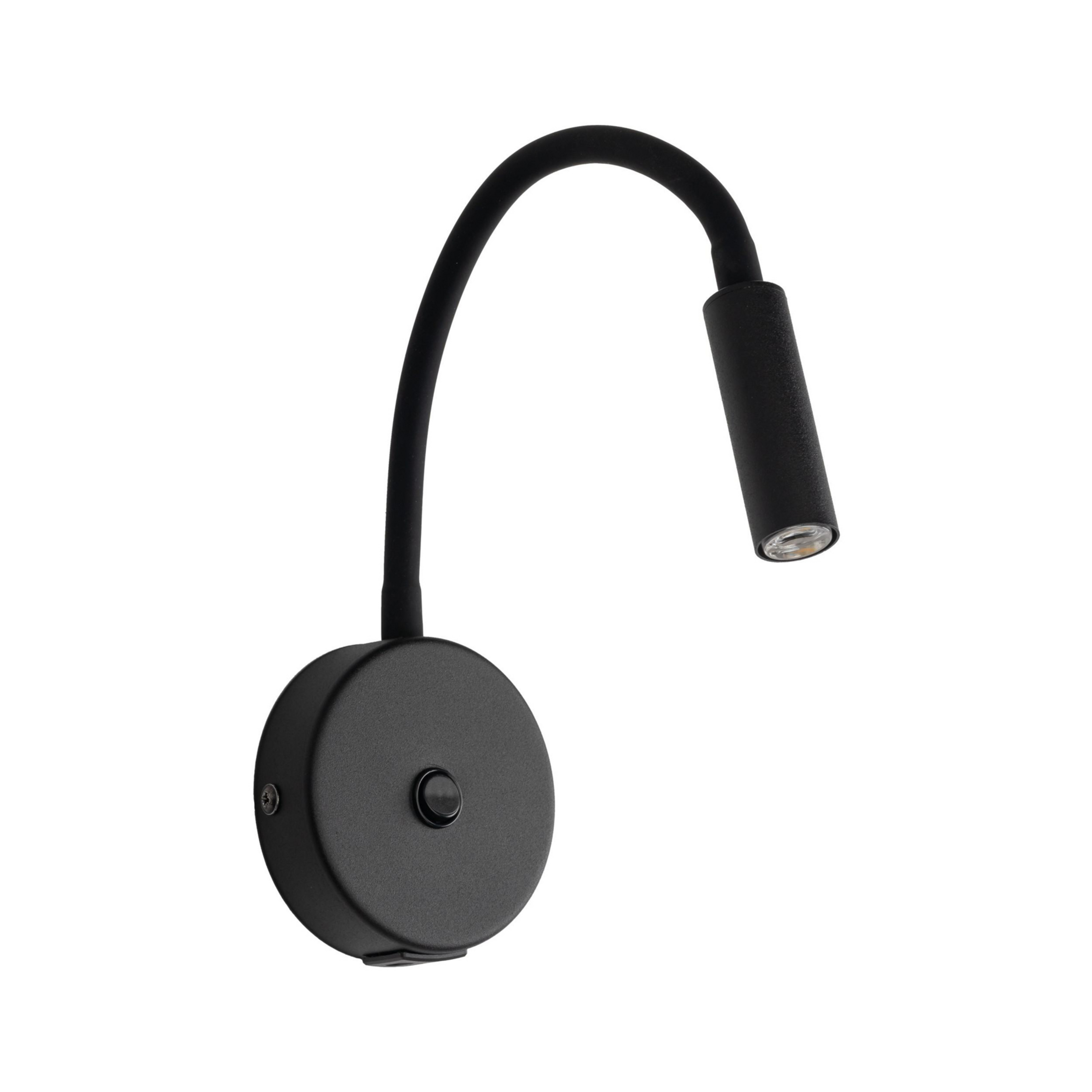 Applique murale Lagos USB, 27 cm, noir, lampe de lecture, G9