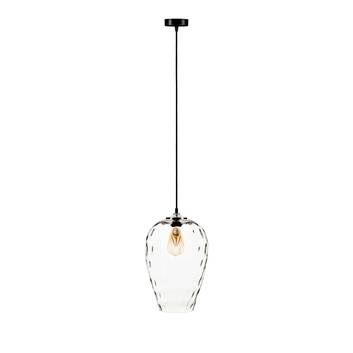 Colgante Linkeus II vidrio transparente Ø 26cm