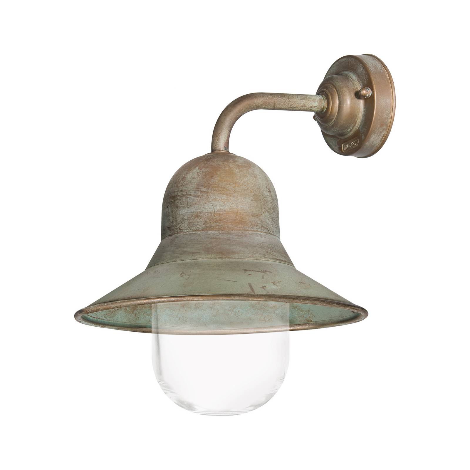 Außenwandlampe Campanula 2090 Messing antik Tiefe 33 cm IP44