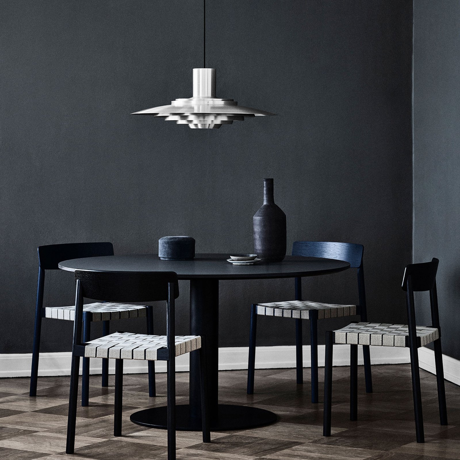 P376 Pendelleuchte KF2 Aluminium - &Tradition