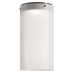 kdln Lampa sufitowa LED Giass, biała, Ø 25 cm