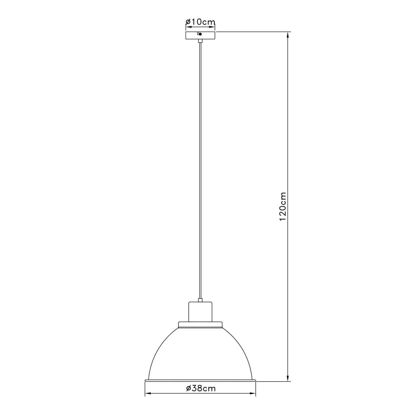 Brilliant Pendelleuchte Erena 38 cm Hellgrün günstig online kaufen