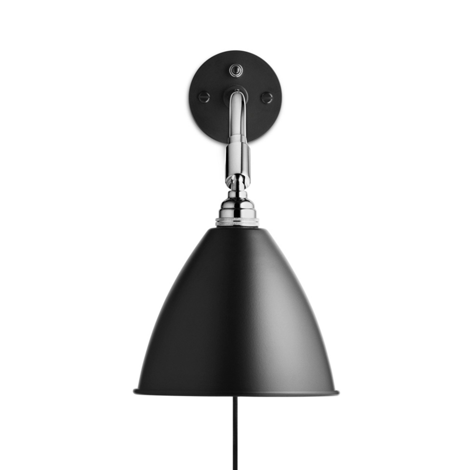 Bestlite BL7 Wall Lamp ø16 Chrome/Black - GUBI