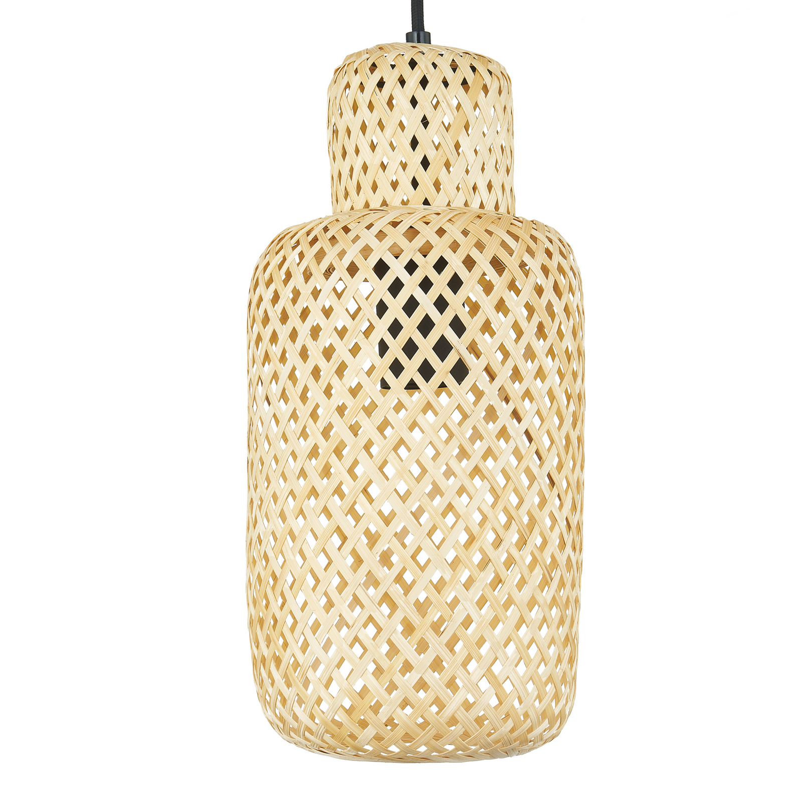 Lindby Venora lámpara colgante bambú 1 luz