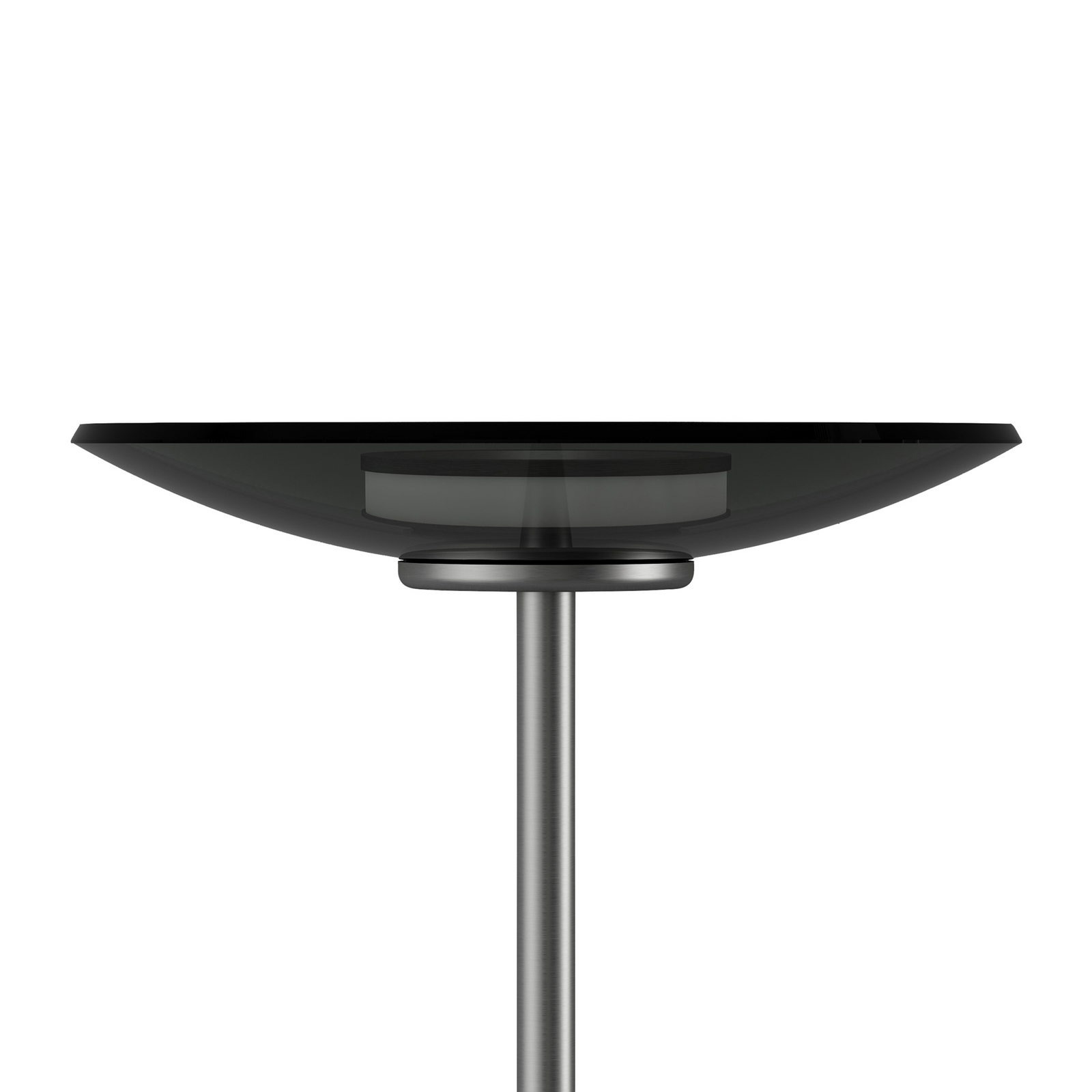 LED-Stehleuchte PURE Moon, platin, Rauchglas, 180 cm LED-Stehleuchte PURE Moon, platin, Rauchglas, 180 cm