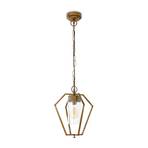 Gemstone 3452 outdoor hanging light brass/clear