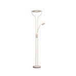 LED-Stehlampe Davos, sandfarben, Höhe 180 cm, 2-flg., CCT