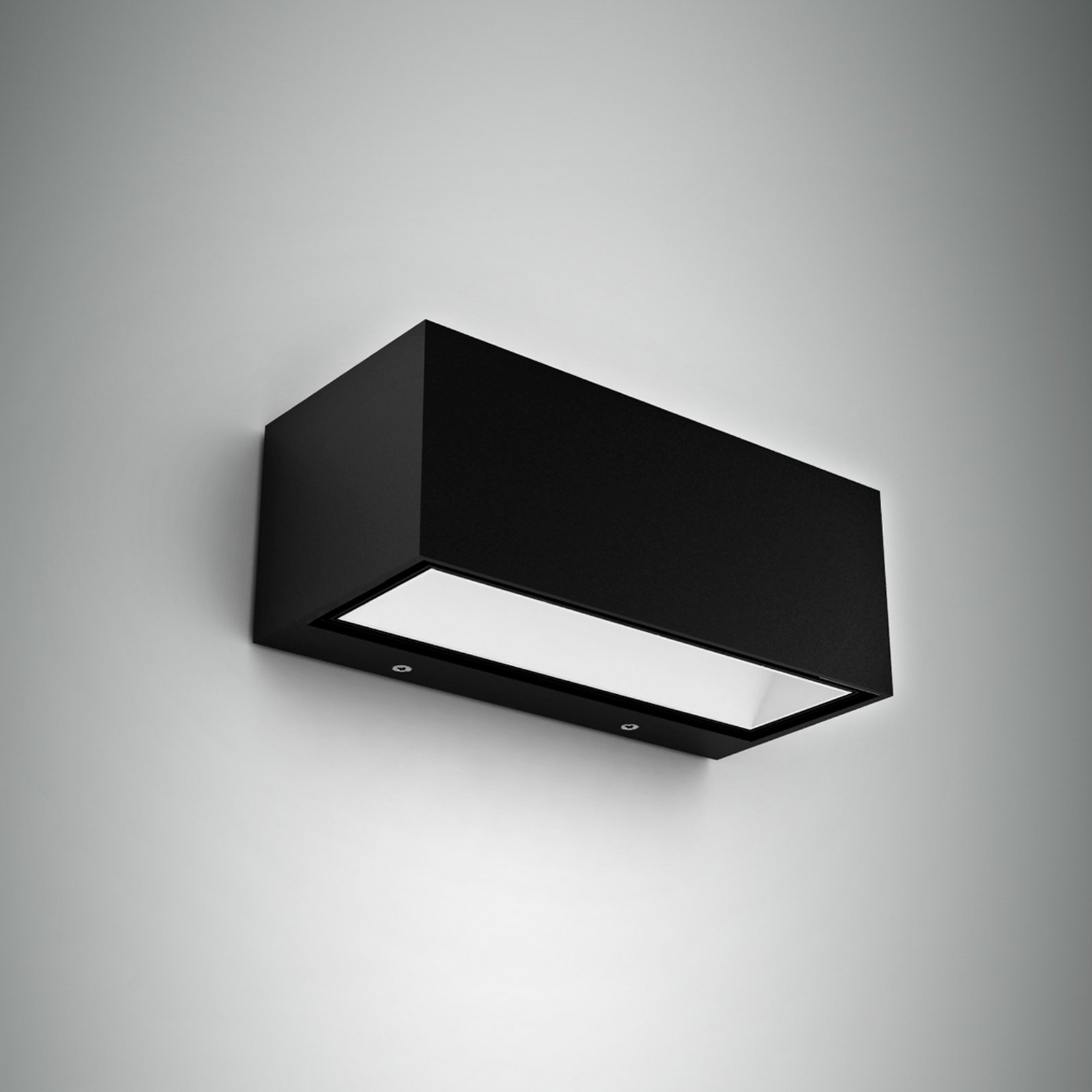 LED-Außenwandlampe Gemini, 22cm, 4.000K, anthrazit