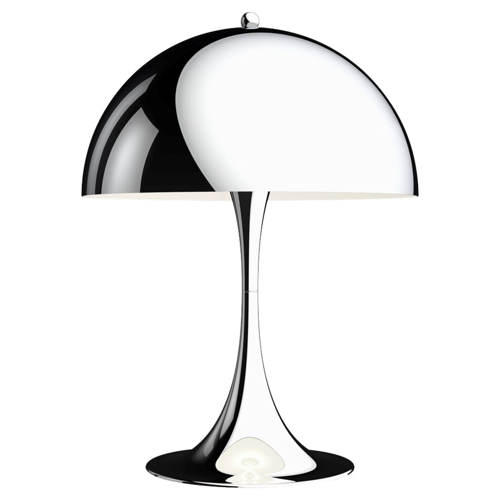 Louis Poulsen Panthella 320 lámpara de mesa, cromo