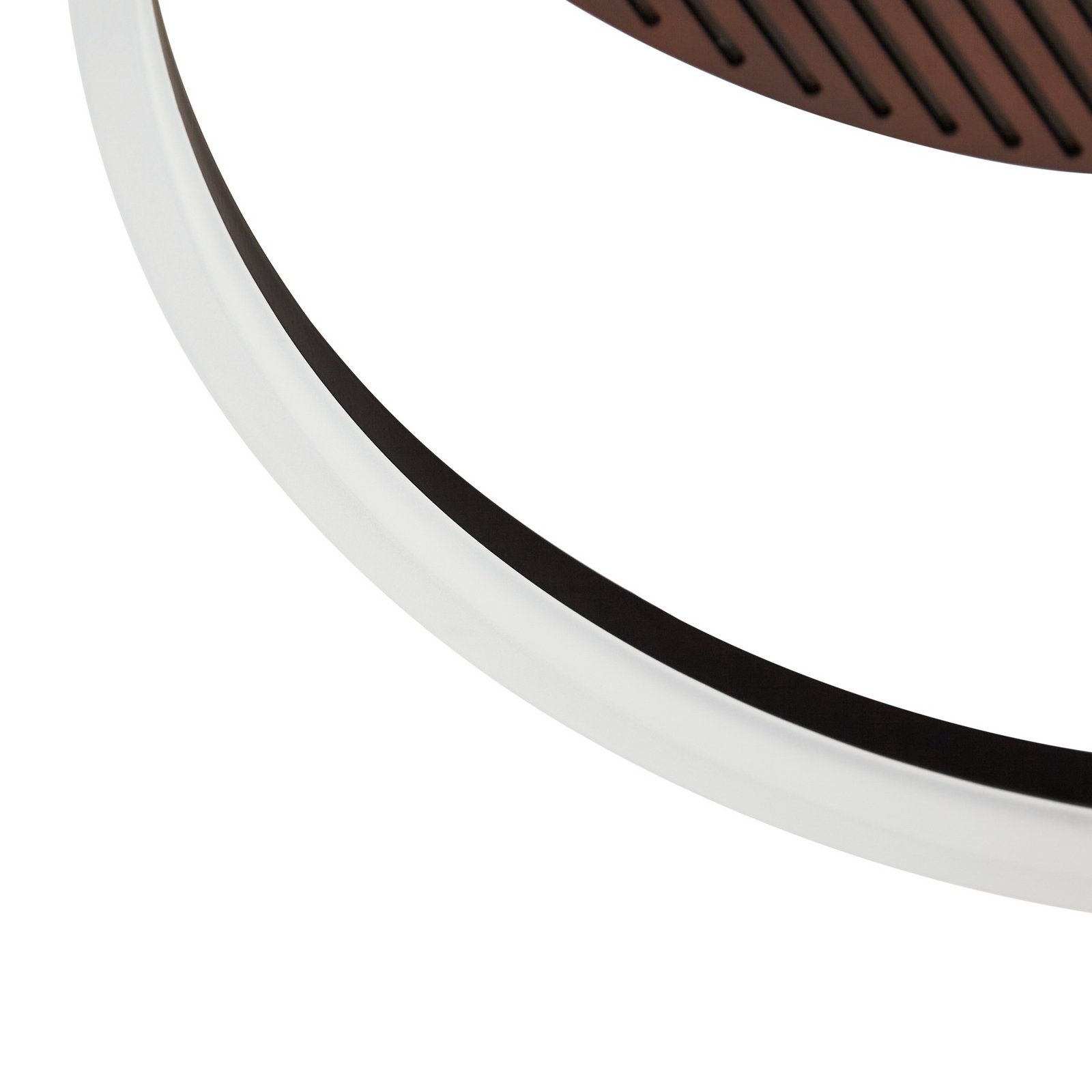 Orven LED stropní svítidlo Ø 50 cm stmívatelné černé - Lucande Orven LED stropní svítidlo Ø 50 cm stmívatelné černé - Lucande