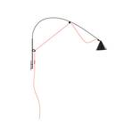 candeeiro de parede LED midgard AYNO L, preto/laranja, 4.000 K 130 cm