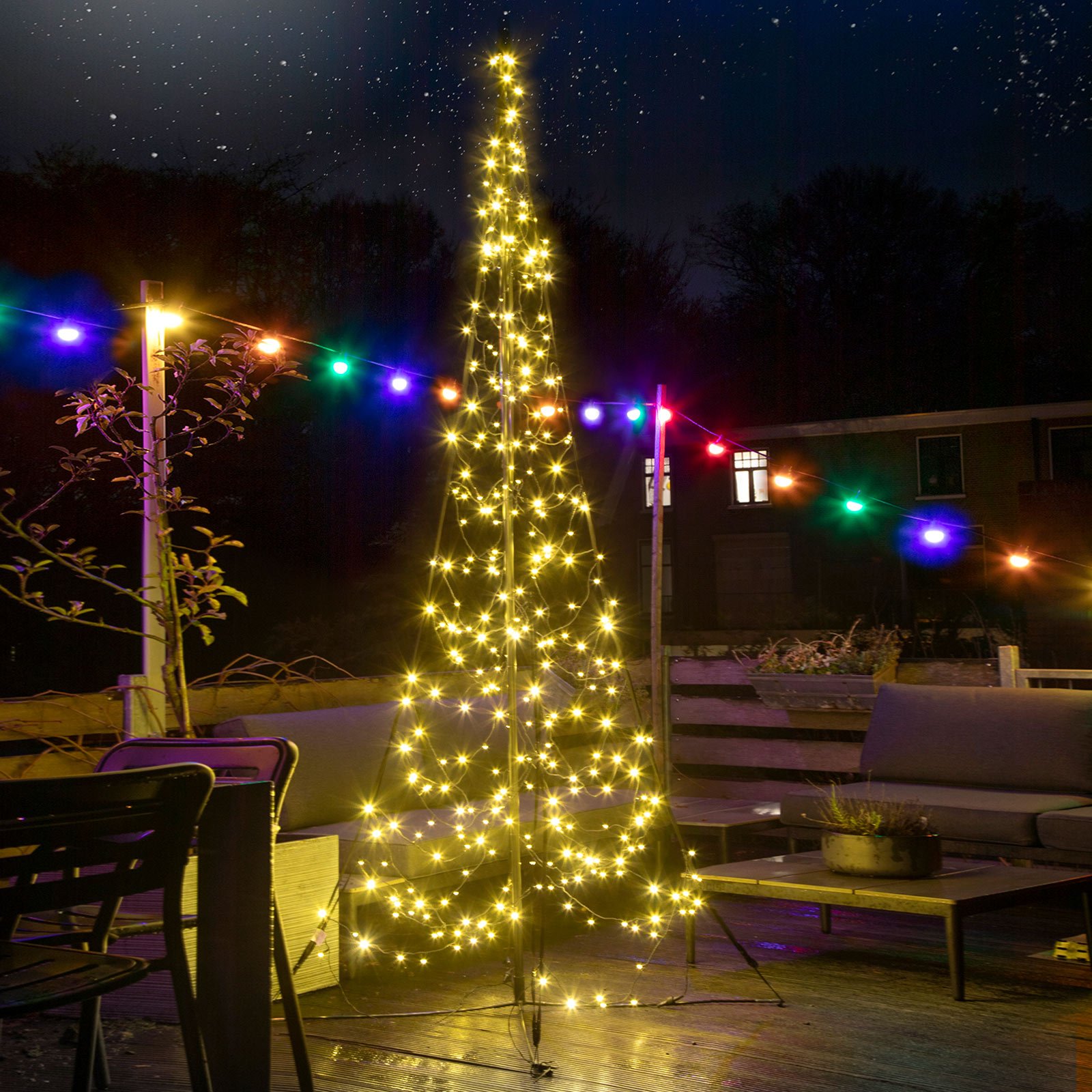 Fairybell Christmas tree with mast