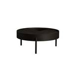 Arc Coffee Table Ø89 Black Ash - Woud