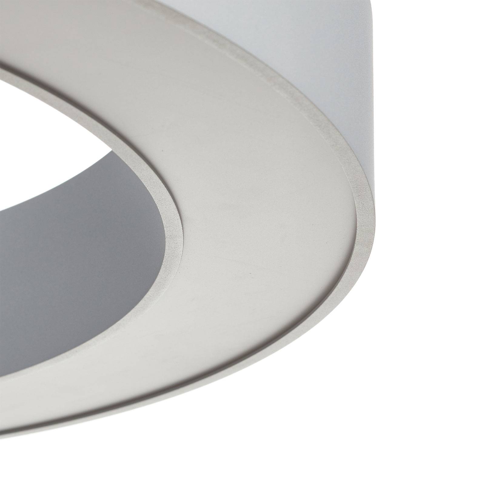 Arcchio Pietro LED hanging light silver 70 cm 45 W, for Living / Dining Room, steel, plastic, 45 W, energy efficiency: A+