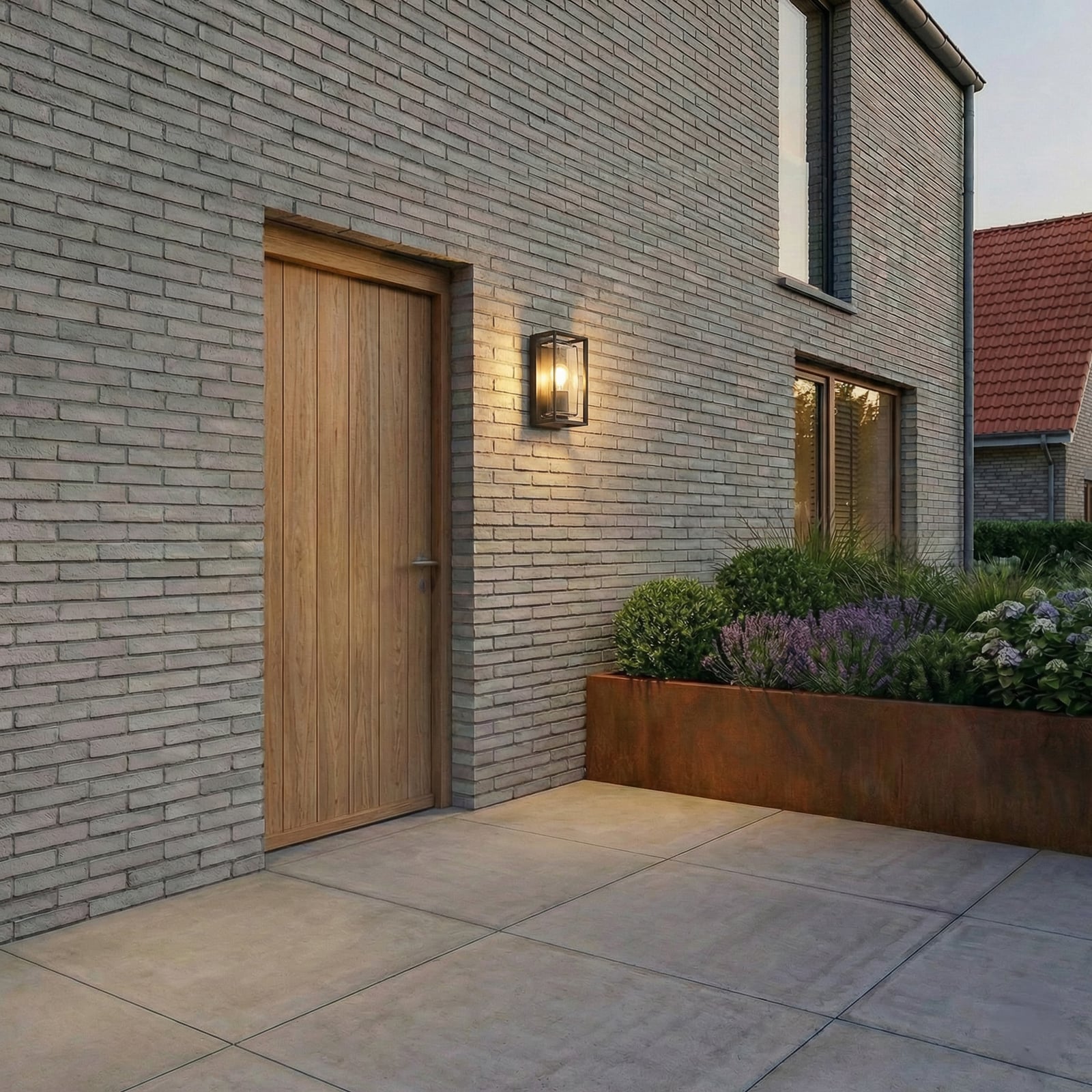 Arcchio Ismera outdoor wall light, 25 cm, anthracite, sensor Arcchio Ismera outdoor wall light, 25 cm, anthracite, sensor