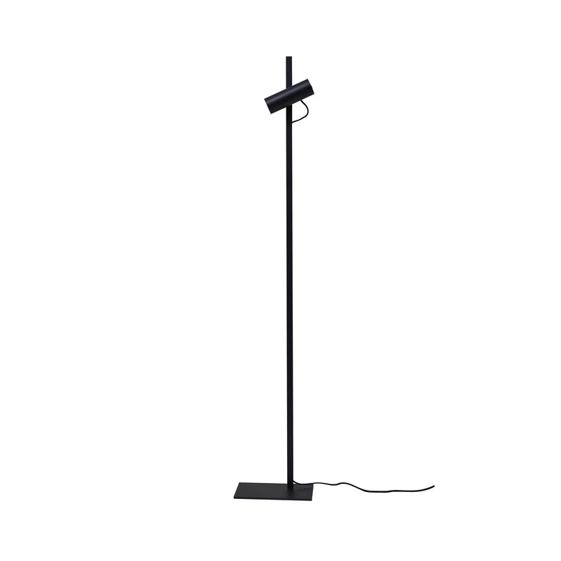 Lucande - Lampe sur pied Lysias hauteur 143,2 cm métal noir